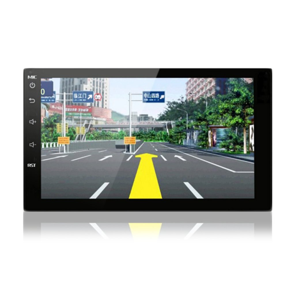 7 Inch Car GPS Navigation 1080P HD Intelligent Automobile Navigators With Rear View Camera For Android System: Default Title