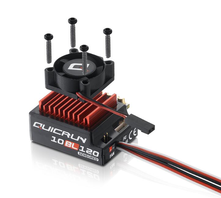 Hobbywing quicrun 10 bl 120 sensori 120a / 10 bl 60 anturi harjaton esc nopeussäädin 1/10 1/12 rc miniautolle
