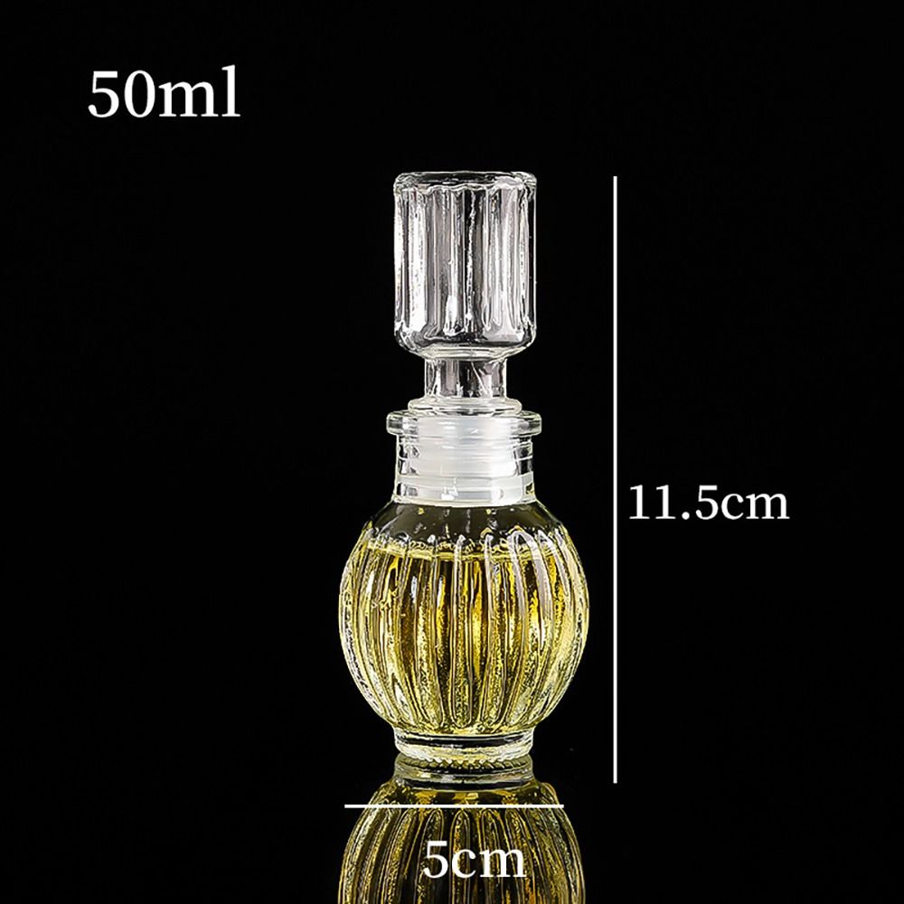 Glas Weinflasche Mini Whiskey Dekan ter Glasflasche mit Schraub verschluss Parfüm Glasbehälter handgemachte DIY flaschen: Lila
