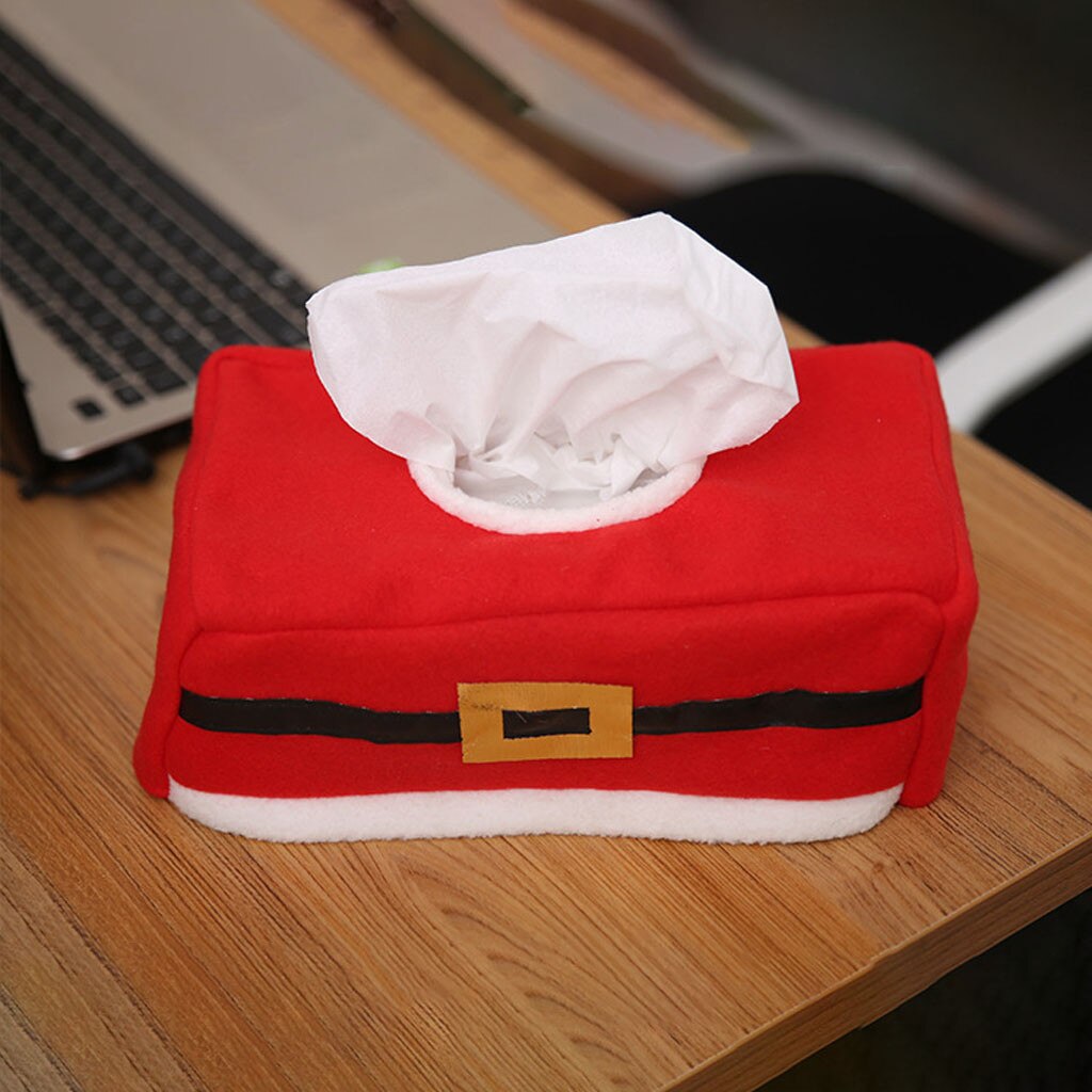 Year Christmas Decorations Christmas Tissue Box Set Christmas Desktop Decoration Tissue Box