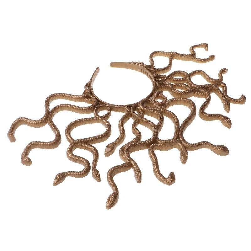 Halloween Vintage Medusa Snake Kostuum Hoofdband Cosplay Dress-Up Hoofddeksel Carnaval Maskerade Feestartikelen