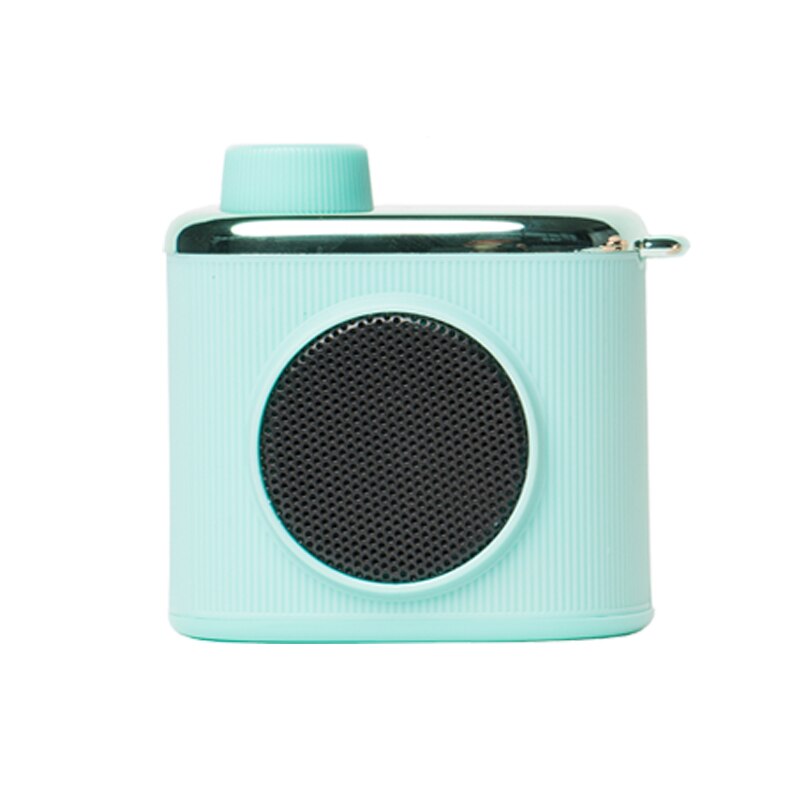 Altavoz pequeño con memoria de traductor, miniparlante inteligente , portátil, multivoz, traducción Bluetooth, estéreo pequeño: Azul