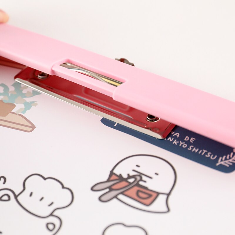 Fashionable Writing Paper Clipboard A4 Cardboard Folder MDF Writing Pad Hanging Board Document Organizer Splint Storage Holder