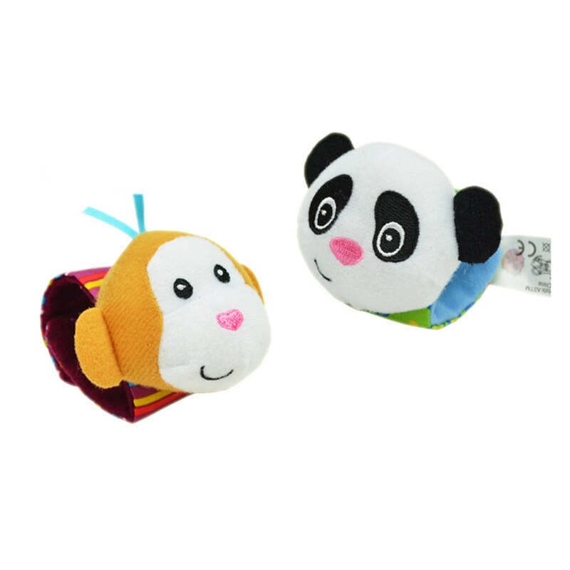 Baby skalller leksak skaller set baby sensoriska leksaker foot-finder strumpor handled skaller armband lockar barnets uppmärksamhet slumpmässigt