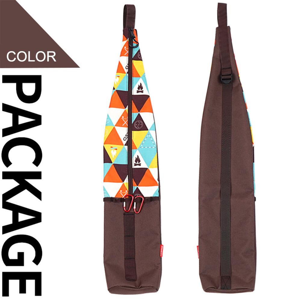 Outdoor Hiking Walking Stick Carry Bag Waterproof Crutch Storage Case Walking Trekking Pole Bag Backpacking Carrying Bag: Mixed color