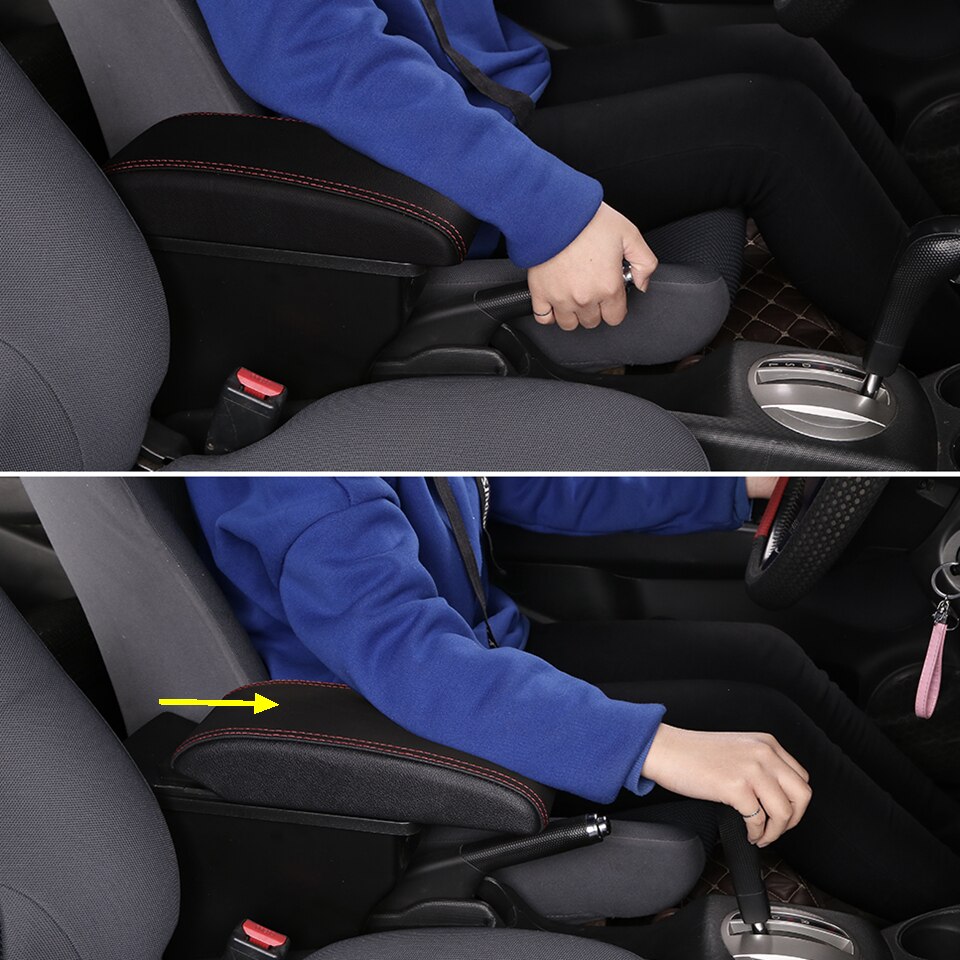 Pour Renault Dacia Duster 2 3 Boîte D&#39;accoudoir Automatique du Coffre De Rangement De la Console Centrale Double Voiture Accessoires USB Rétractable