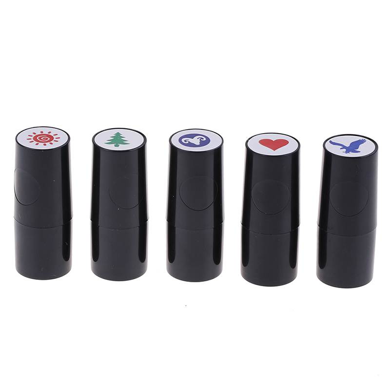 Willekeurige Quick Droog Plastic Golfbal Stamper Stempel Marker Indruk Seal Golf Club Accessoires Symbool Golfer Souvenir