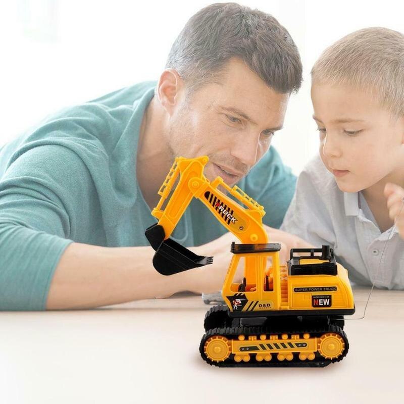 Thedttoy 1:24 RC Graafmachine – 2.4GHz, 6 Kanalen, Met Licht En Geluid – Zware Rubberbanden, Metalen Schep – Automatische Demonstratie – Ideaal Cadeau Voor Jongens En Meisjes Vanaf 3 Jaar