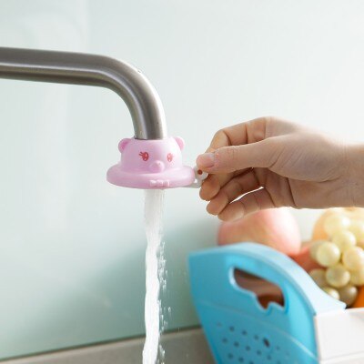 1Pc Waterbesparing Apparaat Splash Douche Badkamer Kraan Anti T Cartoon Keuken Tap Douchekraan Extenders