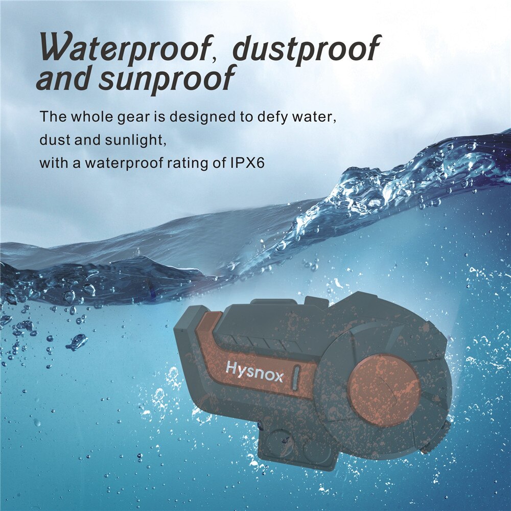 Zestaw słuchawkowy Bluetooth 5.0 kask interkom motocyklowy dla 2 osób rozmowa uniwersalny parowanie wodoodporny interkom zestaw słuchawkowy FM radio