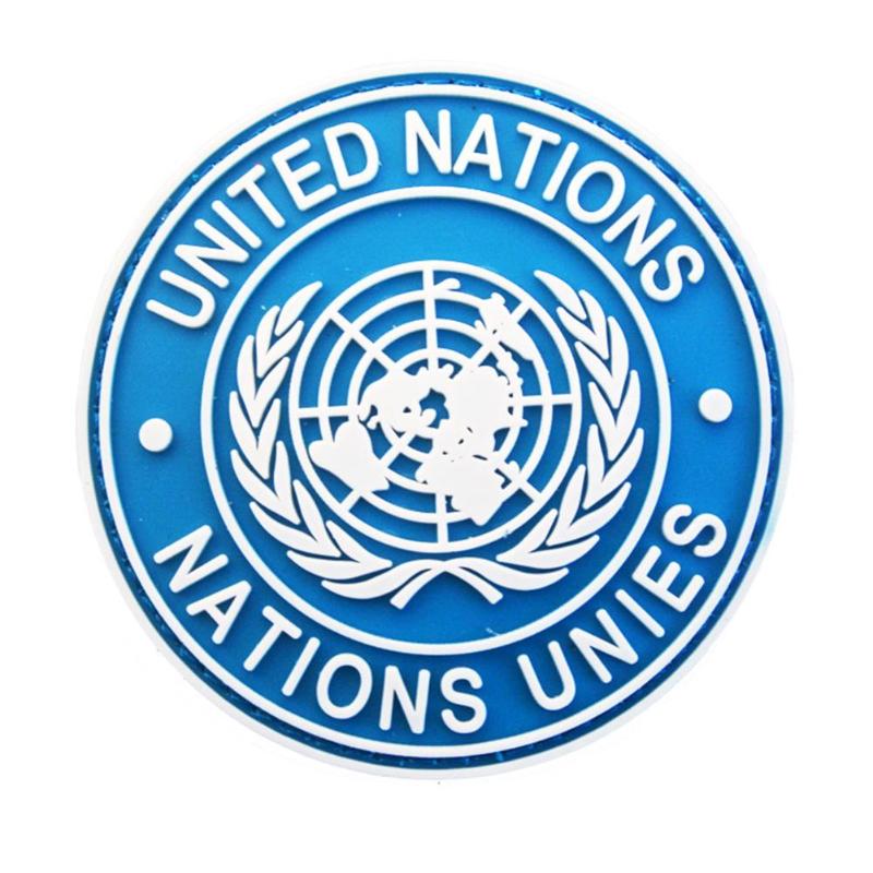 Internationale U.N UN Verenigde Naties Echt Schouder Patch Badge