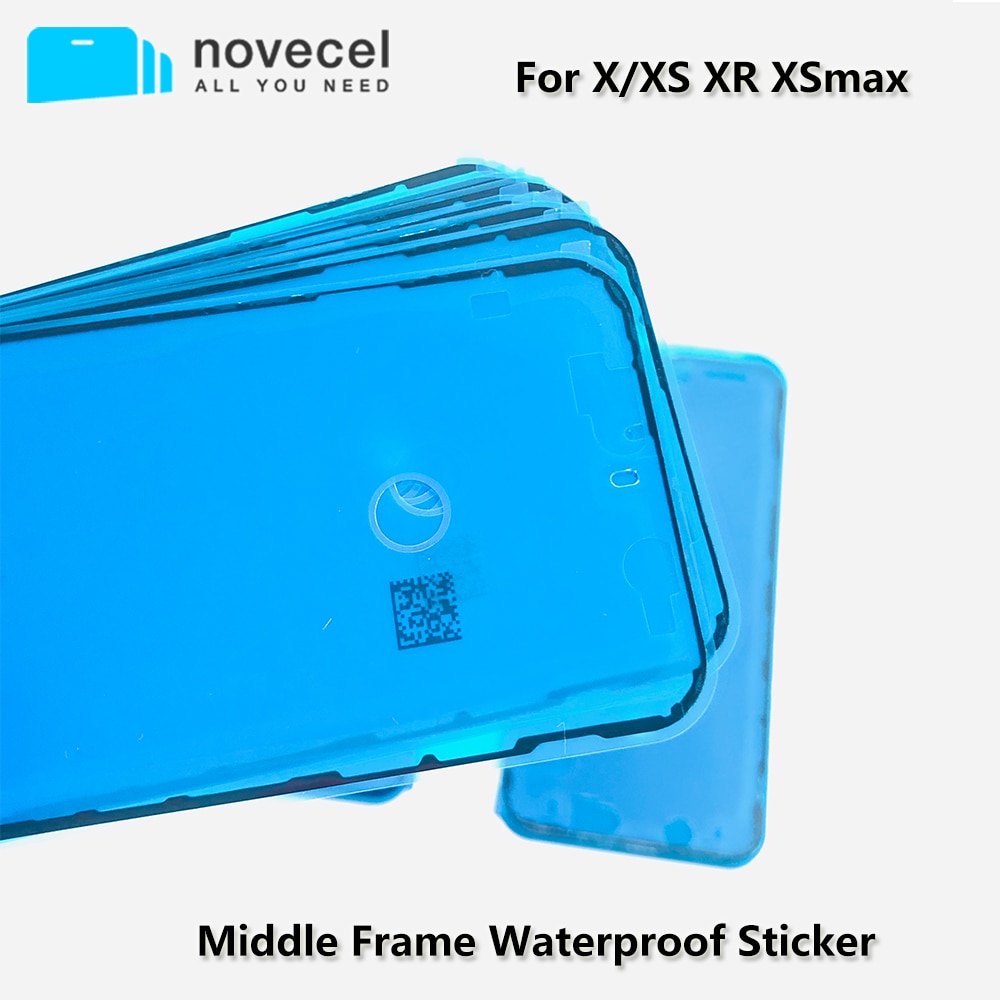 10pcs Waterproof Sticker For iPhone X XR XS 11 11pro Max 8 7 6s LCD Display Frame Bezel Seal Tape Glue Adhesive