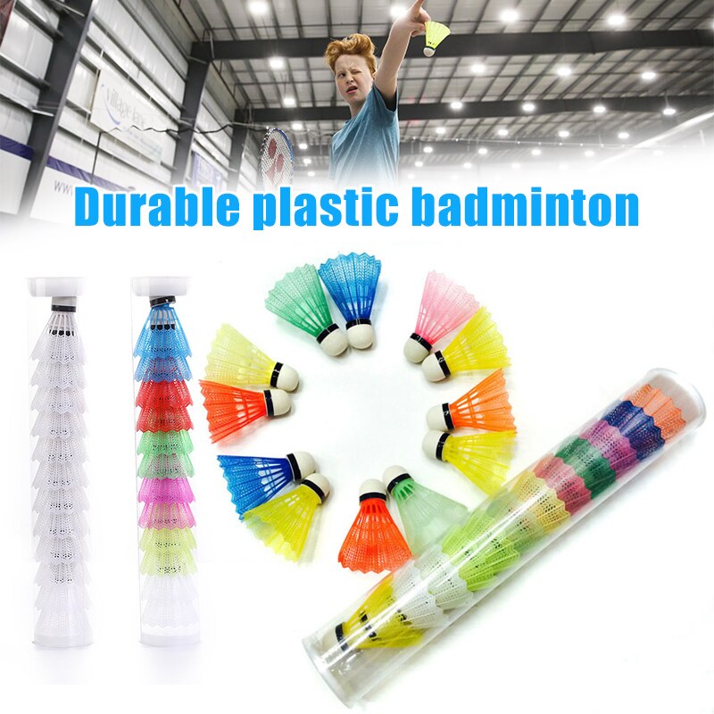 6/12pcs Badminton Shuttlecocks High Stability and Durability High Speed Badminton for Outdoor Indoor Sports Activities W