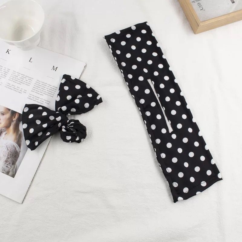 Pinza para el pelo con lazo perezoso para mujer, diadema estampada de cola de caballo, pasadores de abrazadera giratoria de Color sólido Simple: Azul marino