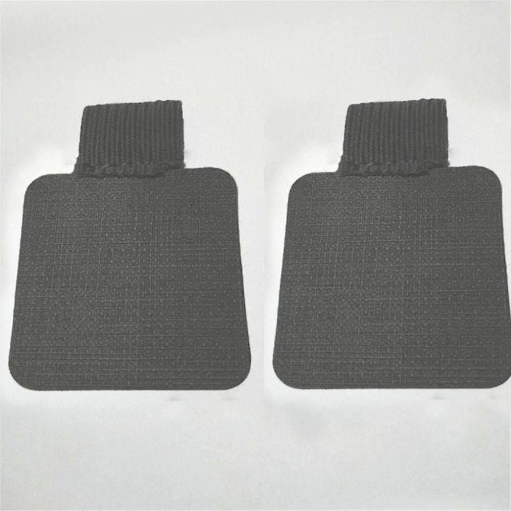 Porte-crayon en cuir PU auto-adhésif, 2 pièces, boucle élastique, pince à crayon, organisateur de papeterie pour carnet de notes, Journal planificateurs: A-2pcs grey