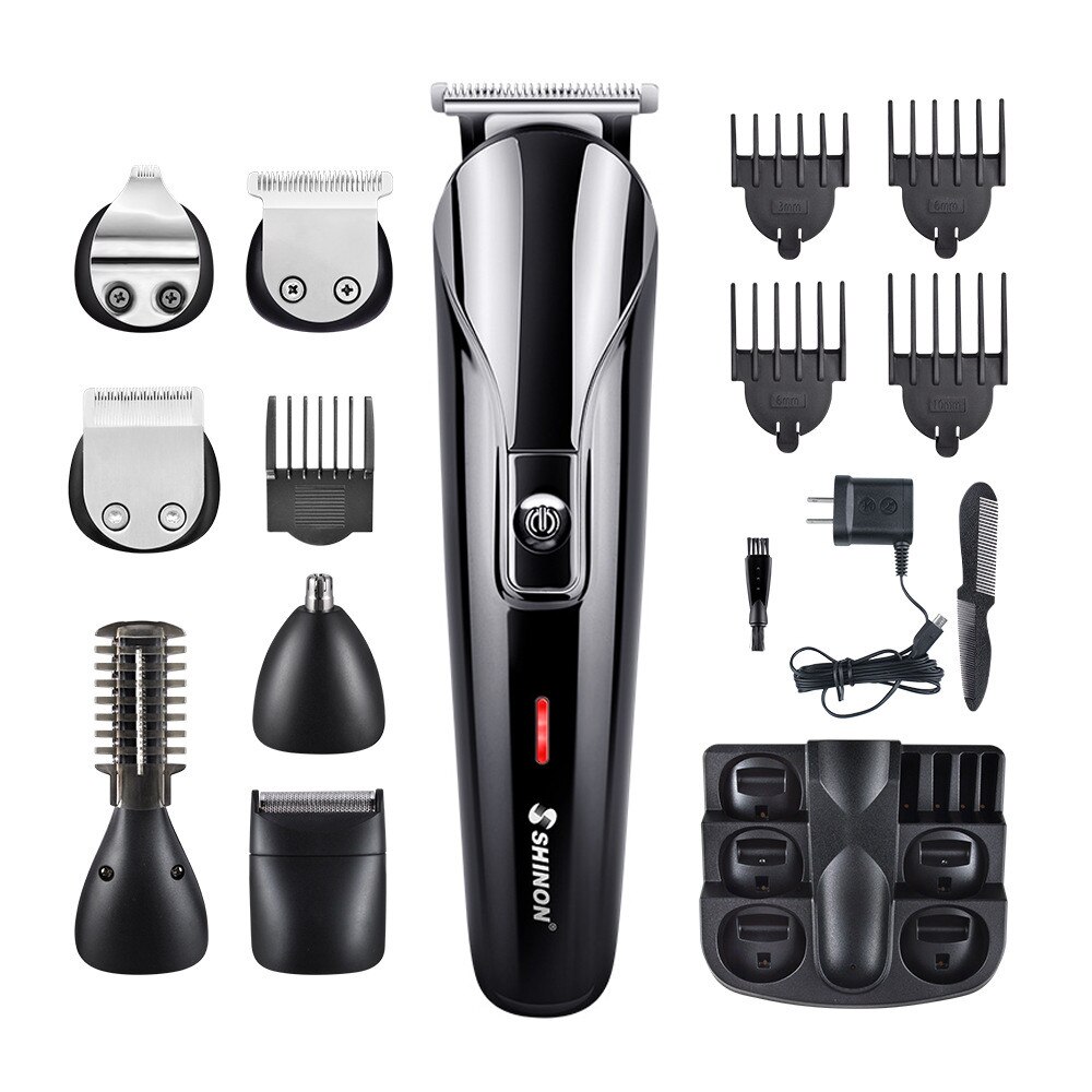 Hair Clipper 6 in 1Man Electric Hair Cutting Machine Hair Cutter Pro Hair Cutting Machine Rechargeable Hair Trimmer: 141719
