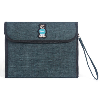 Reizen Noodzakelijk Aktetassen Waterdichte Multifunctionele Document Zak Vrouw Kantoor Materiaal Organizer Handtas Accessoires Benodigdheden: Green