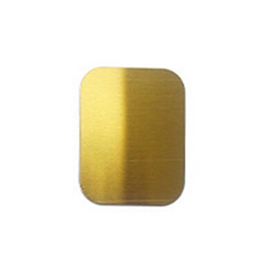 1 pièces plaque de métal disque pour aimant voiture support pour téléphone feuille de fer autocollant pour support pour téléphone Mobile magnétique support de voiture support: 65x45mm gold