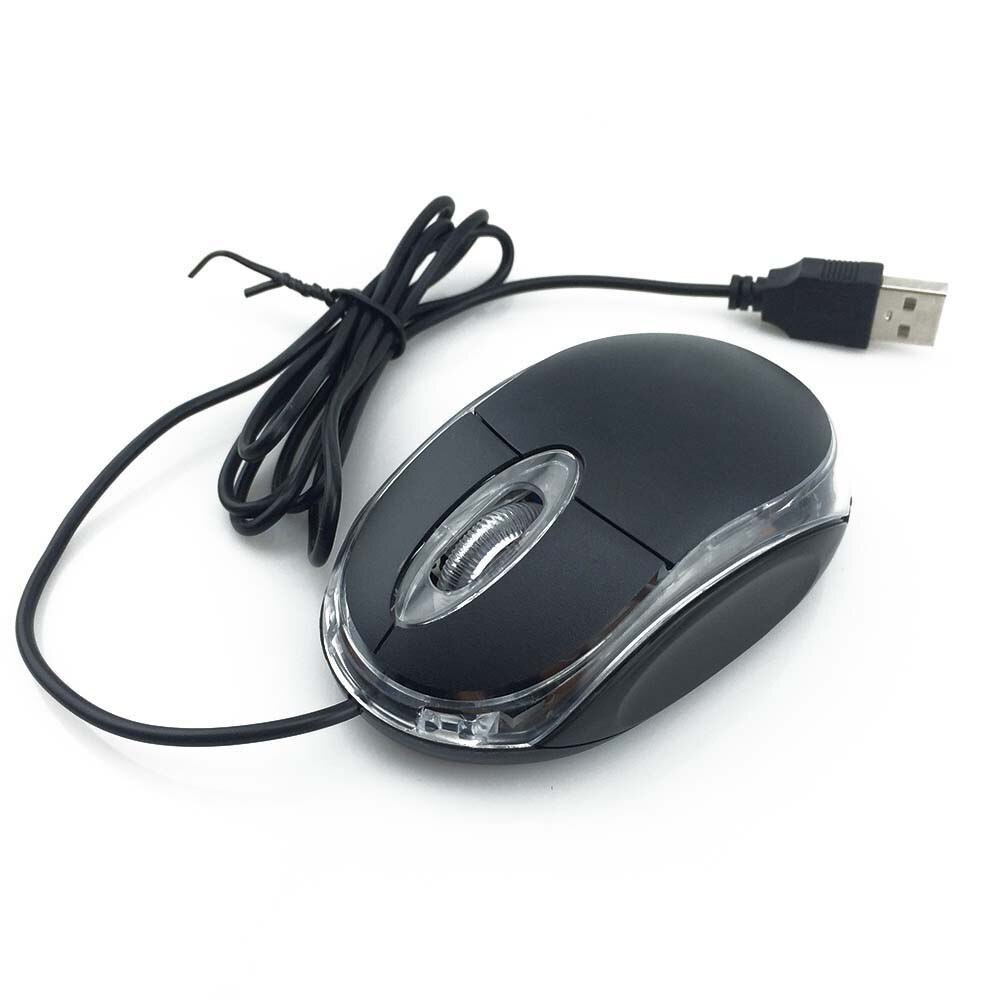 Kleine Bedrade Muis Voor Computer Mini Draagbare 1600 Dpi Hand Mause Ergonomische Usb 3D Optische Muizen Met Led Light Kid voor Pc Laptop