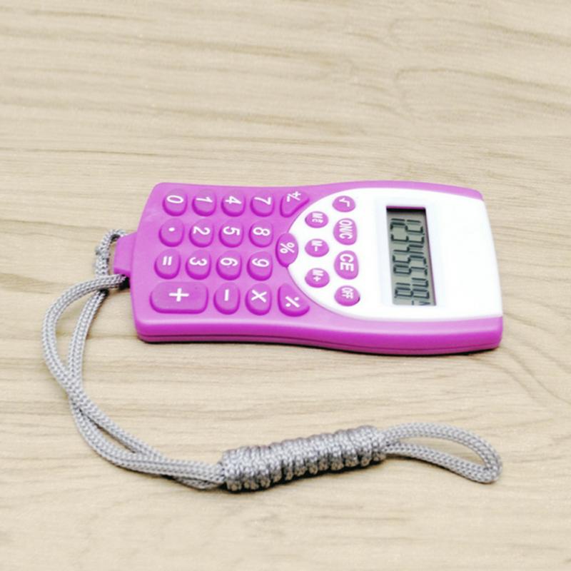 Office Mini Scientific Calculator School Student Multifunctional Clock Calculator with strap