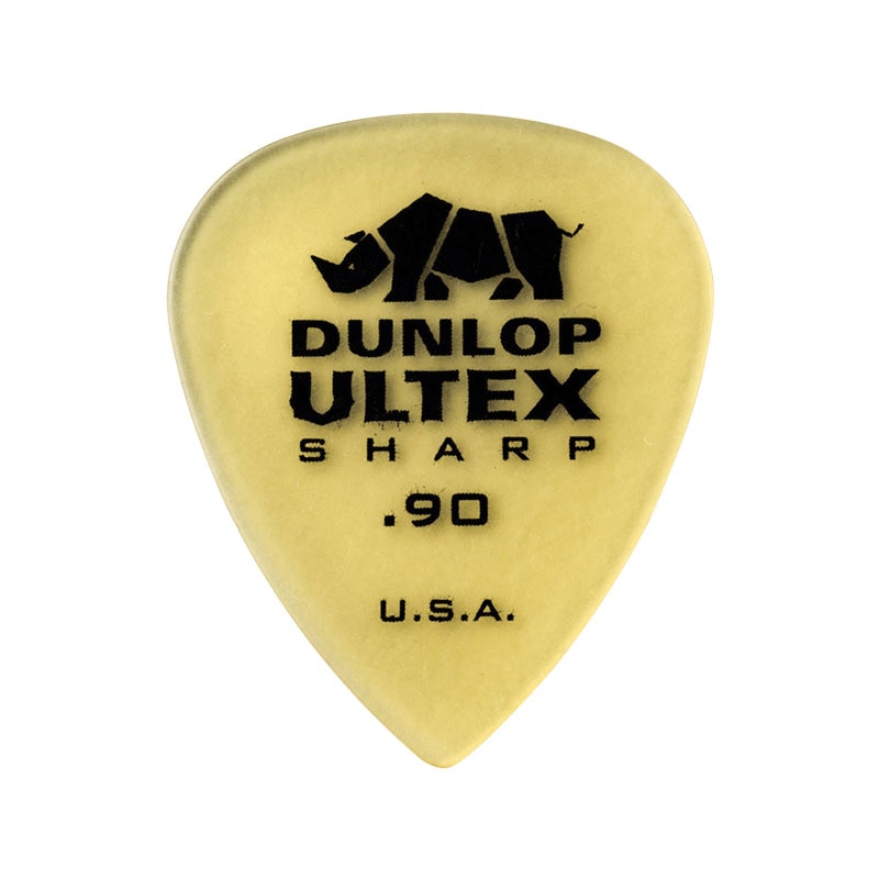 Dunlop Ultex Sharp Guitar Pick Plectrum Mediator 0.73mm-2.0mm Bass Mediator Acoustic Electric Classic Guitar Parts Guitar Picks: 0.9mm