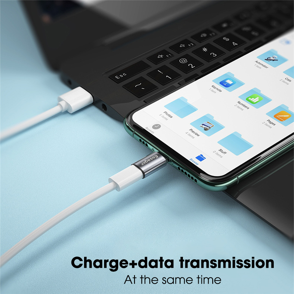 Magnetische USB Adapter - Micro USB Type-C Tips - Android Telefoon Datatransfer Kabel Converter