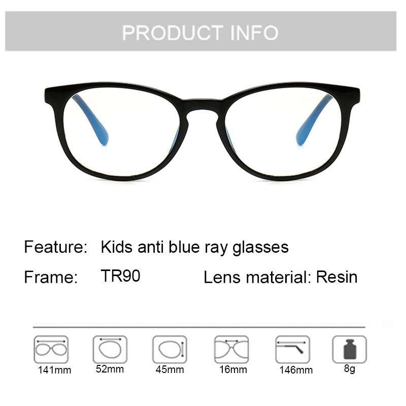 Blue Light Blocking Glasses Anti Glare UV Digital Eyestrain Filter Reduces Digital Eye Strain Computer Gaming Teens Eyewear