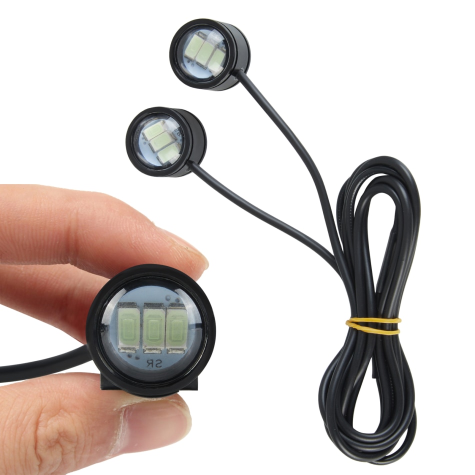 2 Stks/paar 12V Motorfiets Led Strobe Lichten Motorfiets Eagle Eye Flash Licht Waarschuwing Remlicht Lamp Spotlight Moto Onderdelen