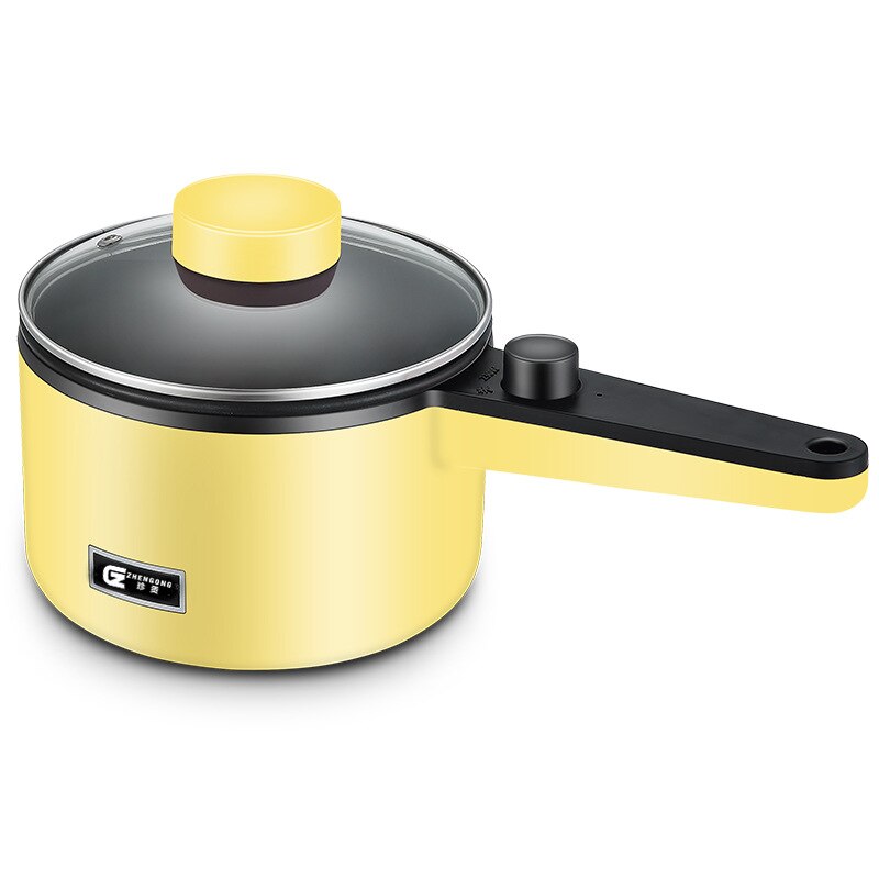 220V 1.2L Mini Electric Rice Cooker 2 Layers Heating Food Steamer Multifunction Meal Cooking Pot 1-3 People