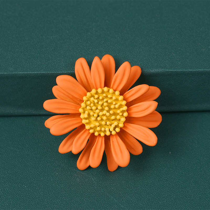 Fun Daisy Bee Broche Jas Meisje Insect Bloem Zonnebloem Strass Pin Accessoire Broches