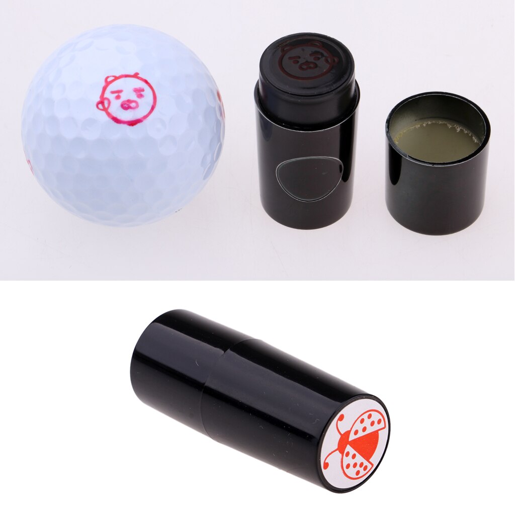 2 st golfboll stamper markör club tillbehör golfare utbildning hjälp