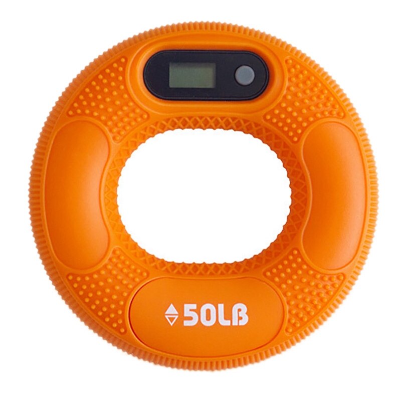 Tellen Grip Kracht Trainer Grip Trainer Siliconen Ringen Vinger Weerstand Oefening Knijper: Oranje