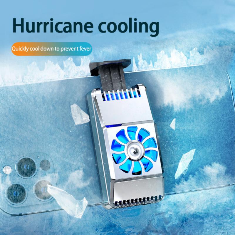Mobile Phone Mute Cooler Fan Fan Stand Radiator Cooler Fan Stand Radiator Universal Semiconductor Radiator Phone Cooler Holder