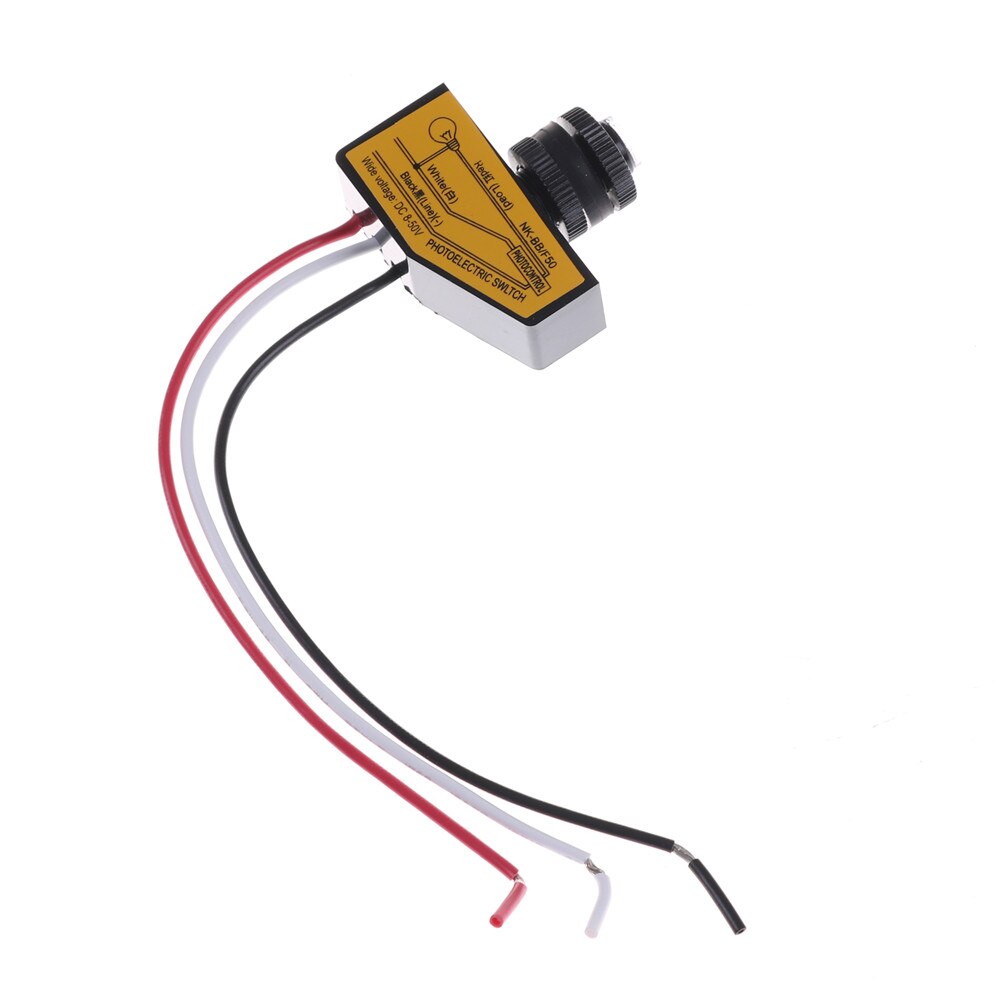 Automatic Light Sensor DC12V 24V 36V 48V Control Dusk To Dawn Photocell Switch