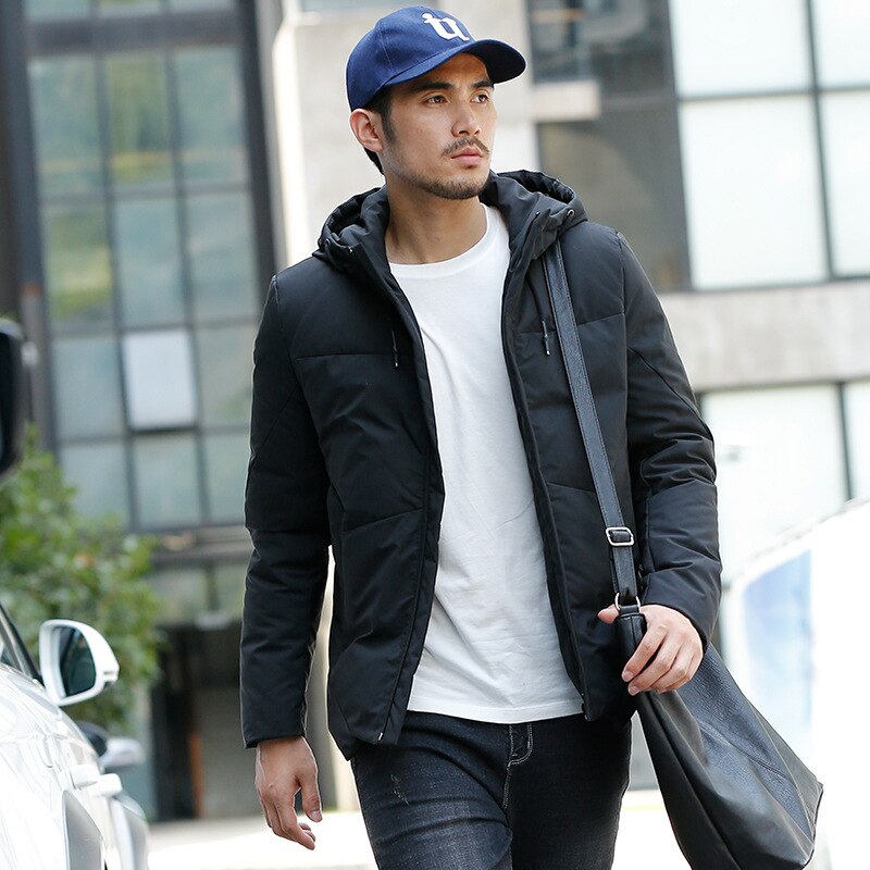 Winterjas heren warme gewatteerde capuchon overjas casual merk dons parka herenjas en mantel hoodies bovenkleding plus maten