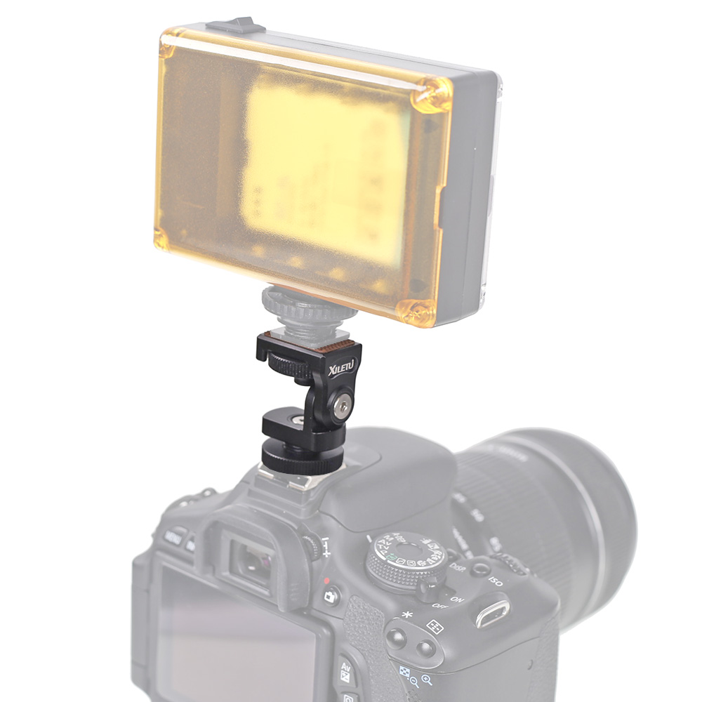 HB-1 mini caldo scarpa Regolabile montare Basamento della Staffa Supporto Del Supporto tenere sotto controllo Della Macchina Fotografica 1/4 ''vite per il video tenere sotto controllo Della Macchina Fotografica luce di riempimento veloce