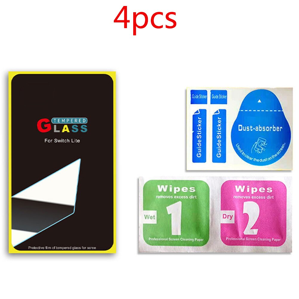 Protetor de tela capa anti risco claro máquina de jogo à prova impressão digital fácil instalar vidro temperado substituição para interruptor lite