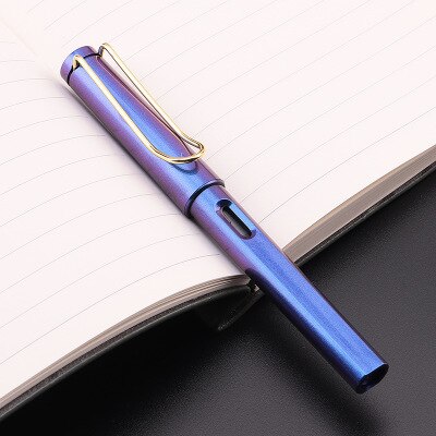 Regenbogen Farbe Brunnen Stift Für freundlicher Schreiben Schule Bürobedarf Kawaii Schreibwaren Stift Schreiben Werkzeug 0,38mm: M Blau