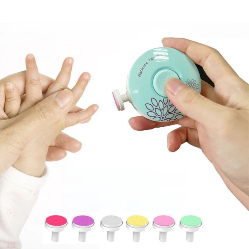 Elektrische Nagel Trimmer freundlicher Schere Kleinkind Nagel Cutter Werkzeuge Sicher Baby Pflege Fingernagel Haarschneidemaschine Cutter Newbron Polierer Manikübetreffend