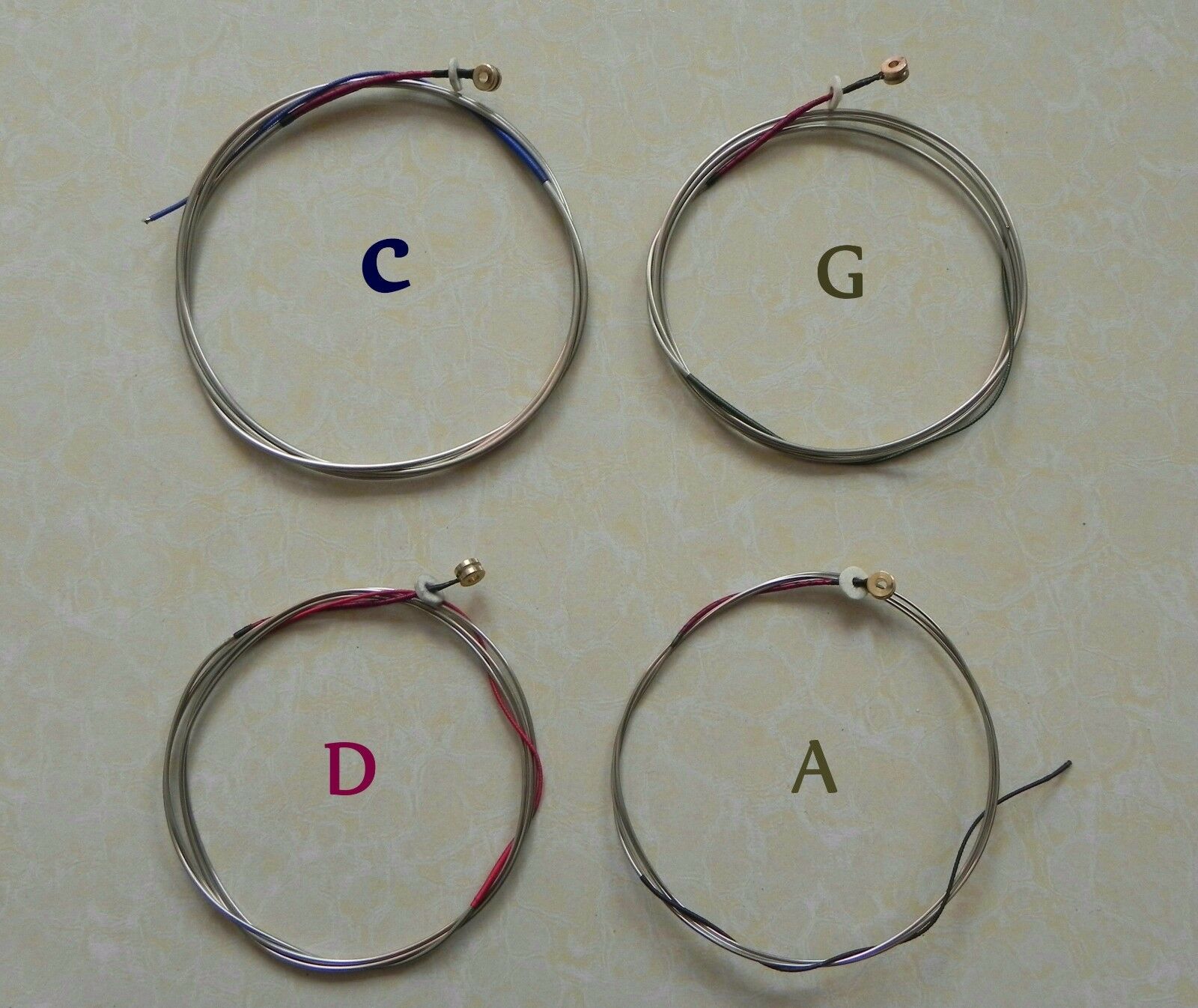 1 set fijne contrabas snaren voor 3/4-4/4 # vt -008