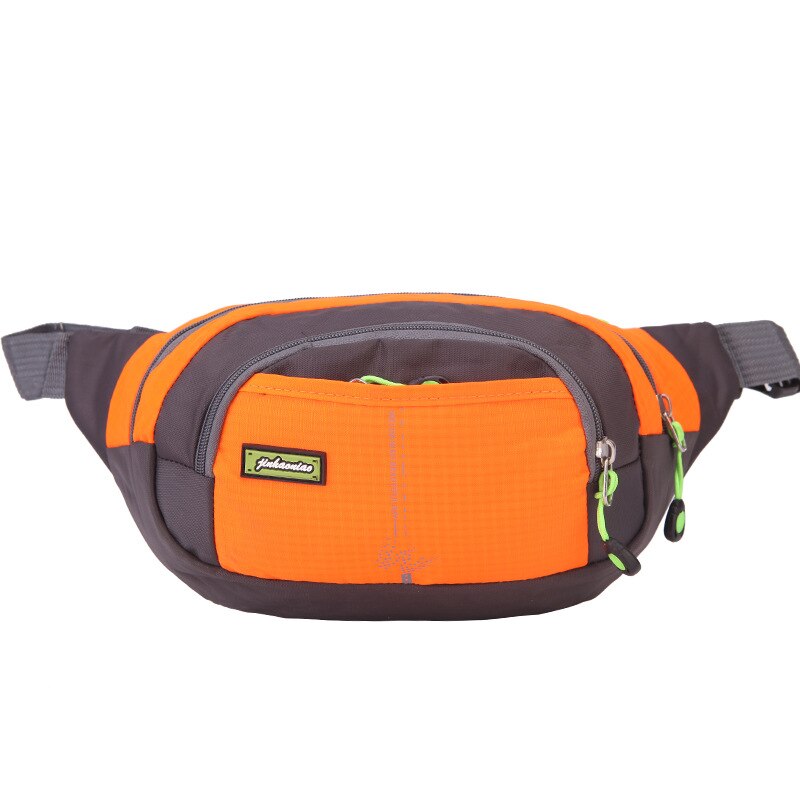 Vrouwen Fanny Pack Heuptas Mannen Oxford Bum Bag Hengreda Lichtgewicht Hip Sling Bag Met 3 Rits Zakken Voor reizen: oranje