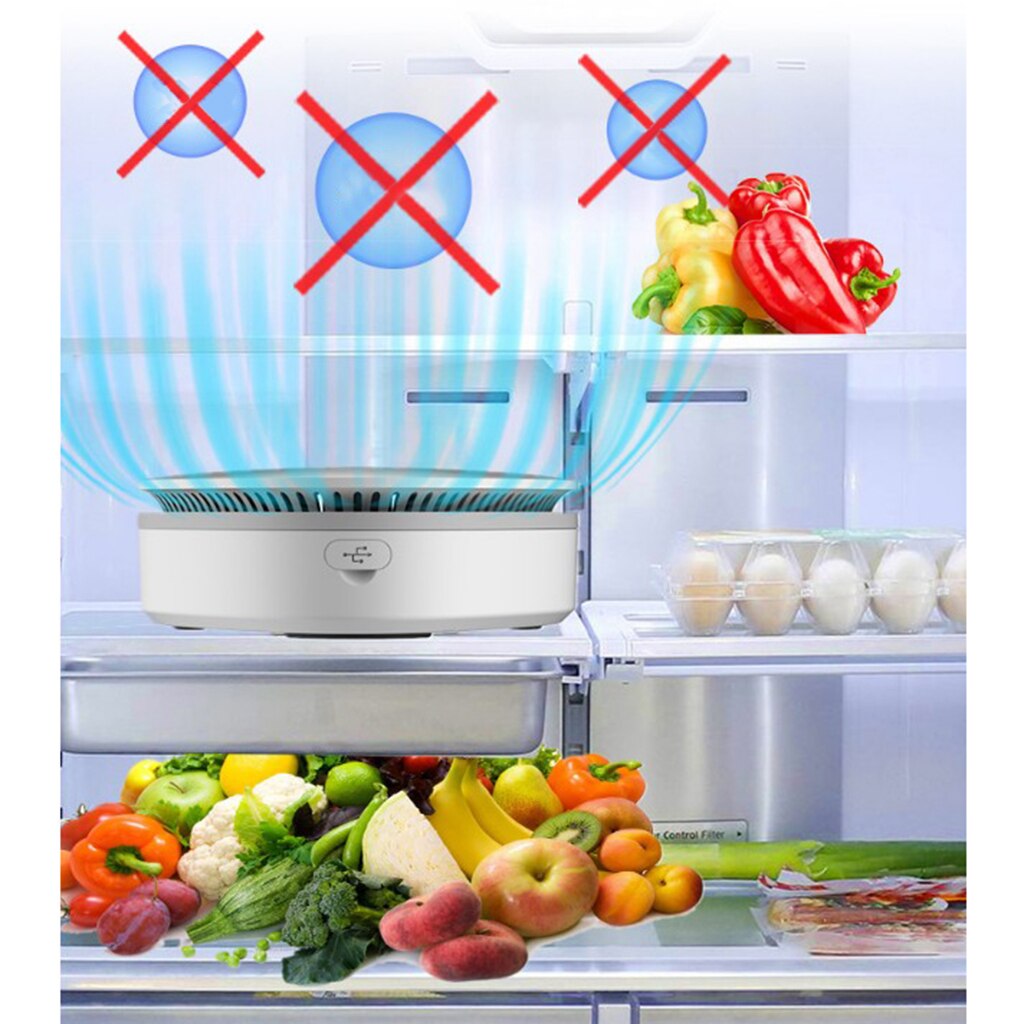 Portable Car Air Purifier Humidifier Ozone Generator Odor remove Disinfection Air Fresh Sterilization for Refrigerator Car Home