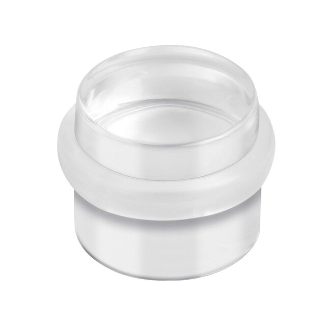 Door Stop Transparent Acrylic Cylindrical Anti-Collision Buffer To Protect Walls And Furniture Self Adhesive Door Stopper: Default Title