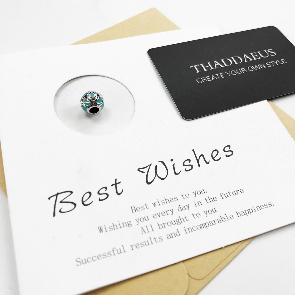 Kralen groen etnisch ,925 sterling zilveren kralen past armband winter europa ketting karma bedels europese sieraden accessoires