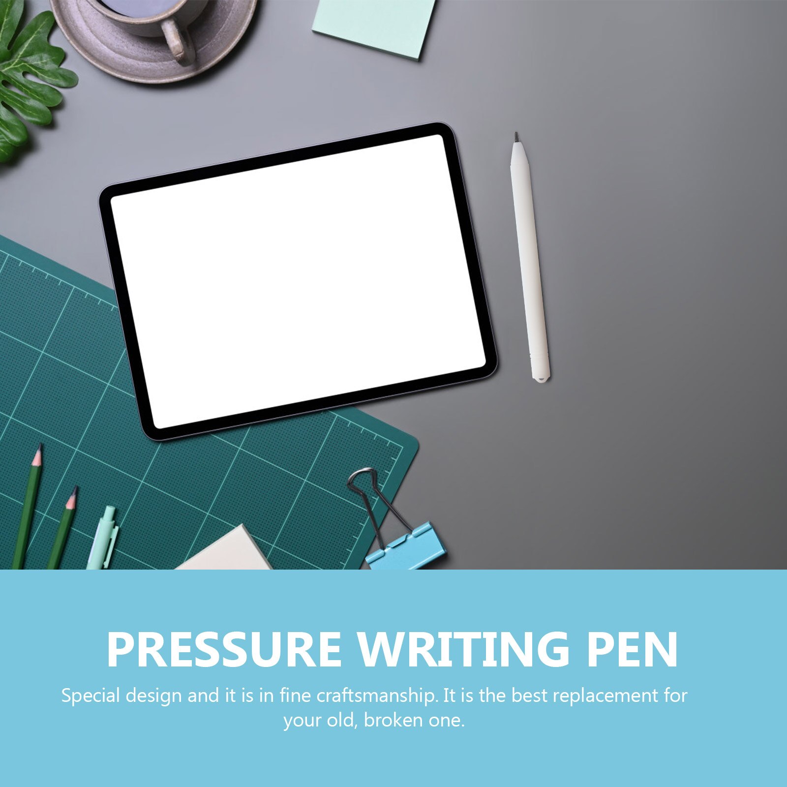 7pcs LCD Writing Panel Stylus Pen Plastic Tablet Pen for Drawing Writing