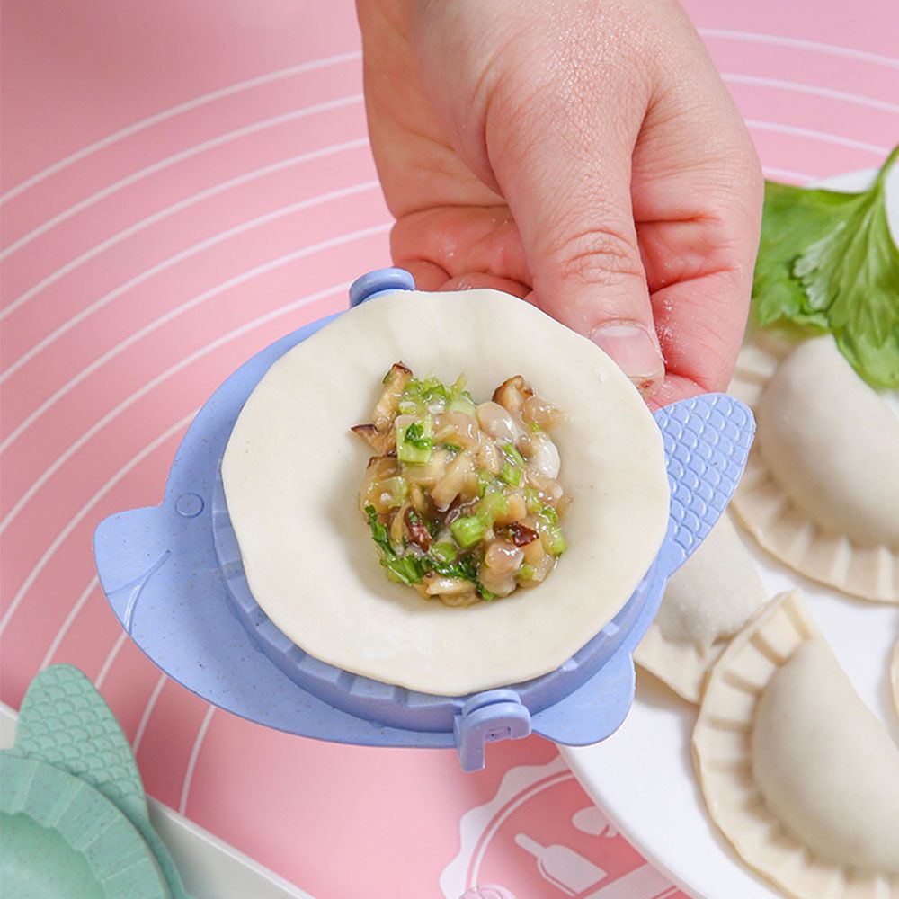 Moule à Ravioli en paille de blé, fabricant de raviolis chinois, Jiaozi, tartes, Clip, outil de pâtisserie