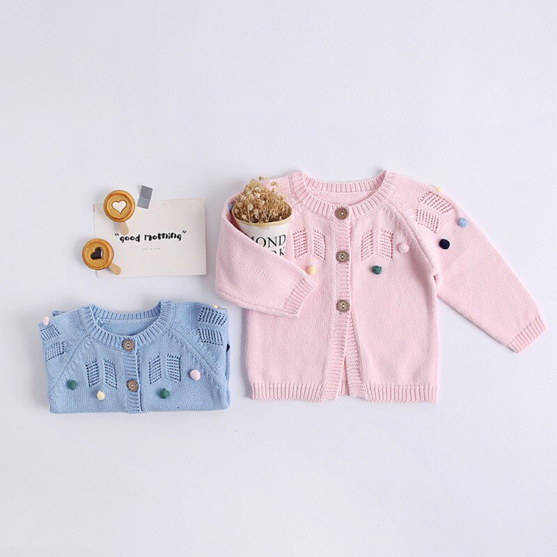 Autumn Baby Kids Cardigan Sweater Infant Toddler Girl Boy Knit Casual Outerwear Coat Clothes