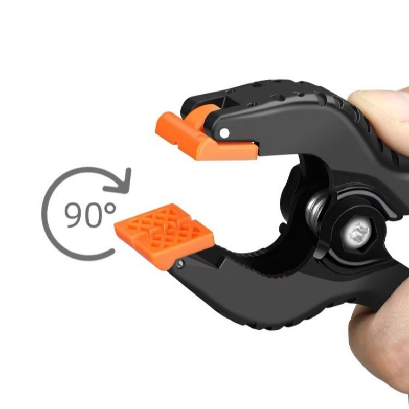 4pcs 4inch Spring Clamps Heavy Duty Plastic For Background Muslin Canvas Paper Chromakey Screen Clip Photo Studio Carpenter Tool