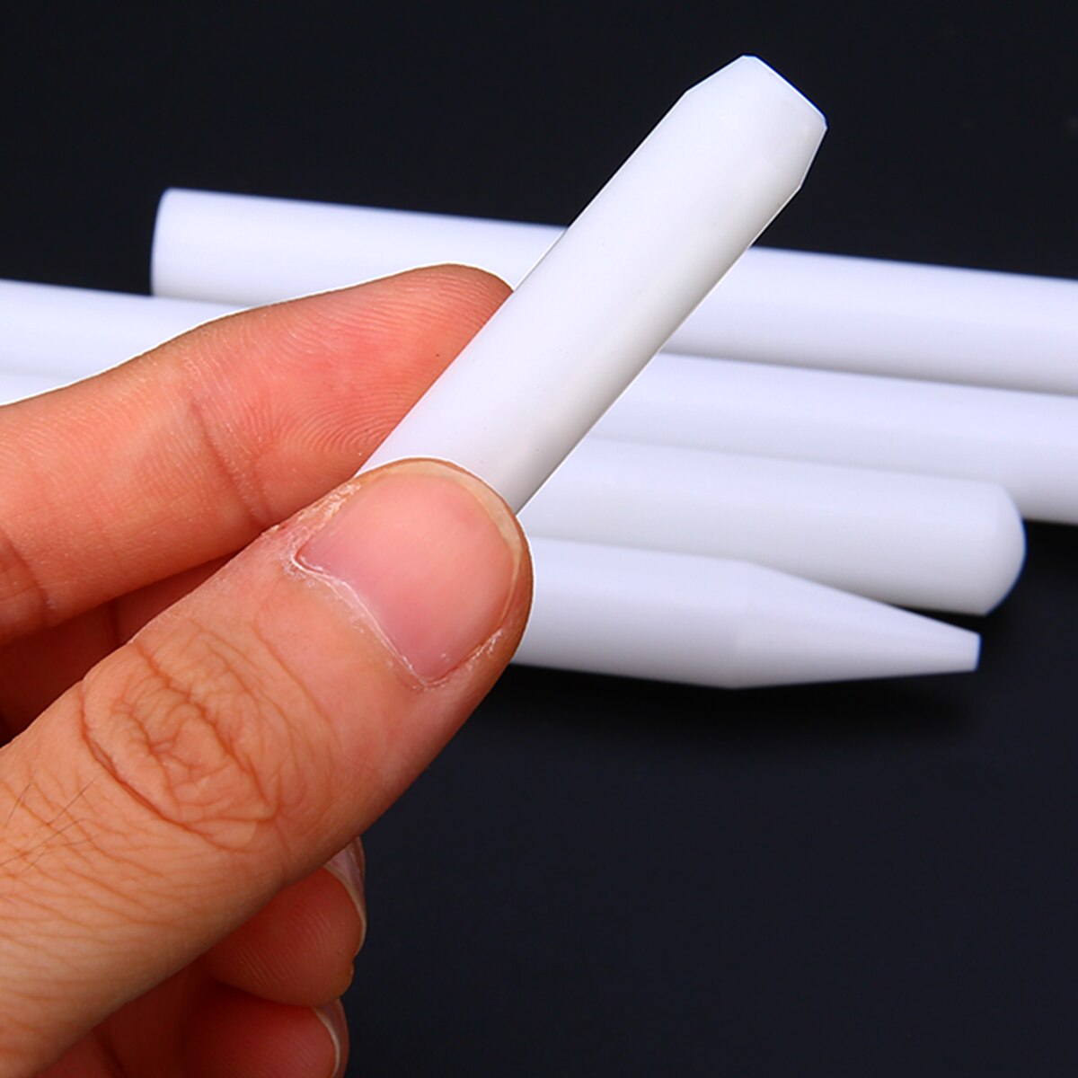 5pcs Super PDR Tools White Nylon Pen Tap Down Pen Paintless Dent Removal Pen Use For Dent Repair Tools
