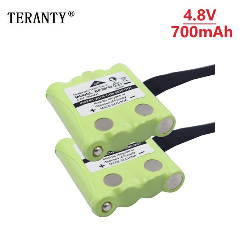 4.8V 700MAH NI-MH rechargeable Battery Pack For Uniden BP-38 BP-40 BT-1013 BT-537 GMR FRS 2Way Radio battery Pack